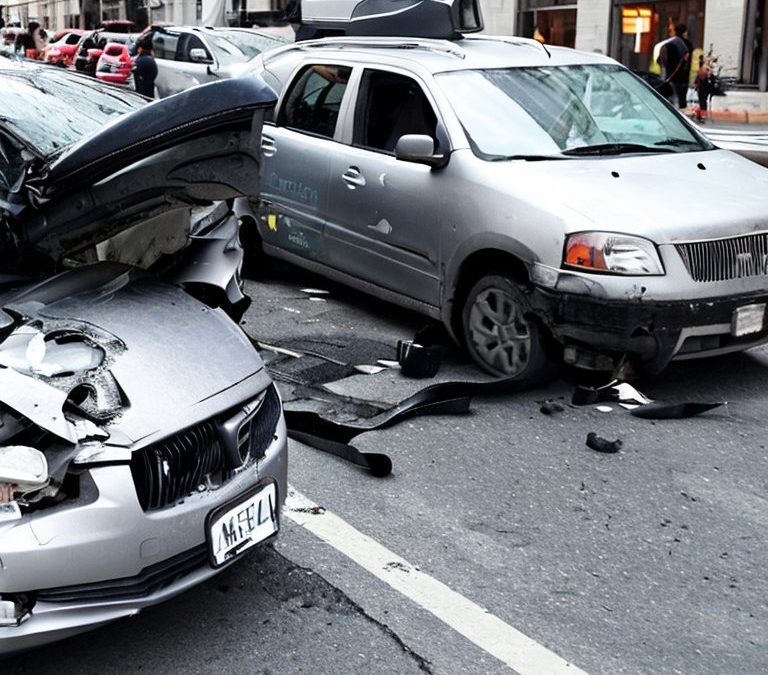 Tampa Car Accident Lawyer header image showing a car accident scene with emergency vehicles and paramedics attending to victims